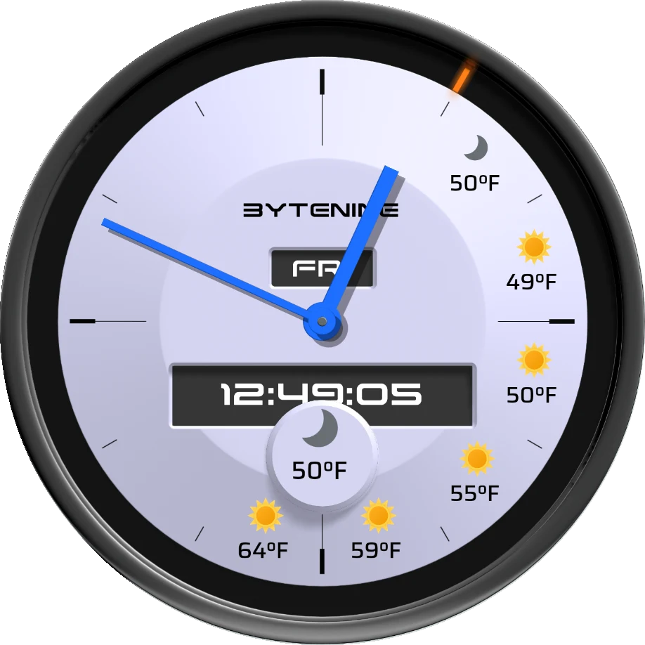 Digital Clock Widget · StandBy screenshot
