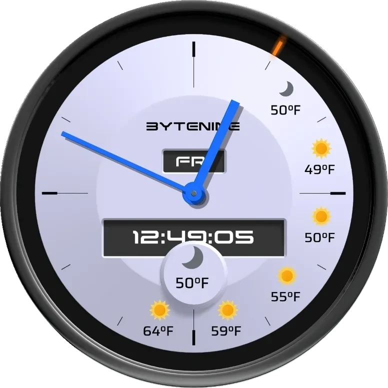 Digital Clock Widget · StandBy screenshot