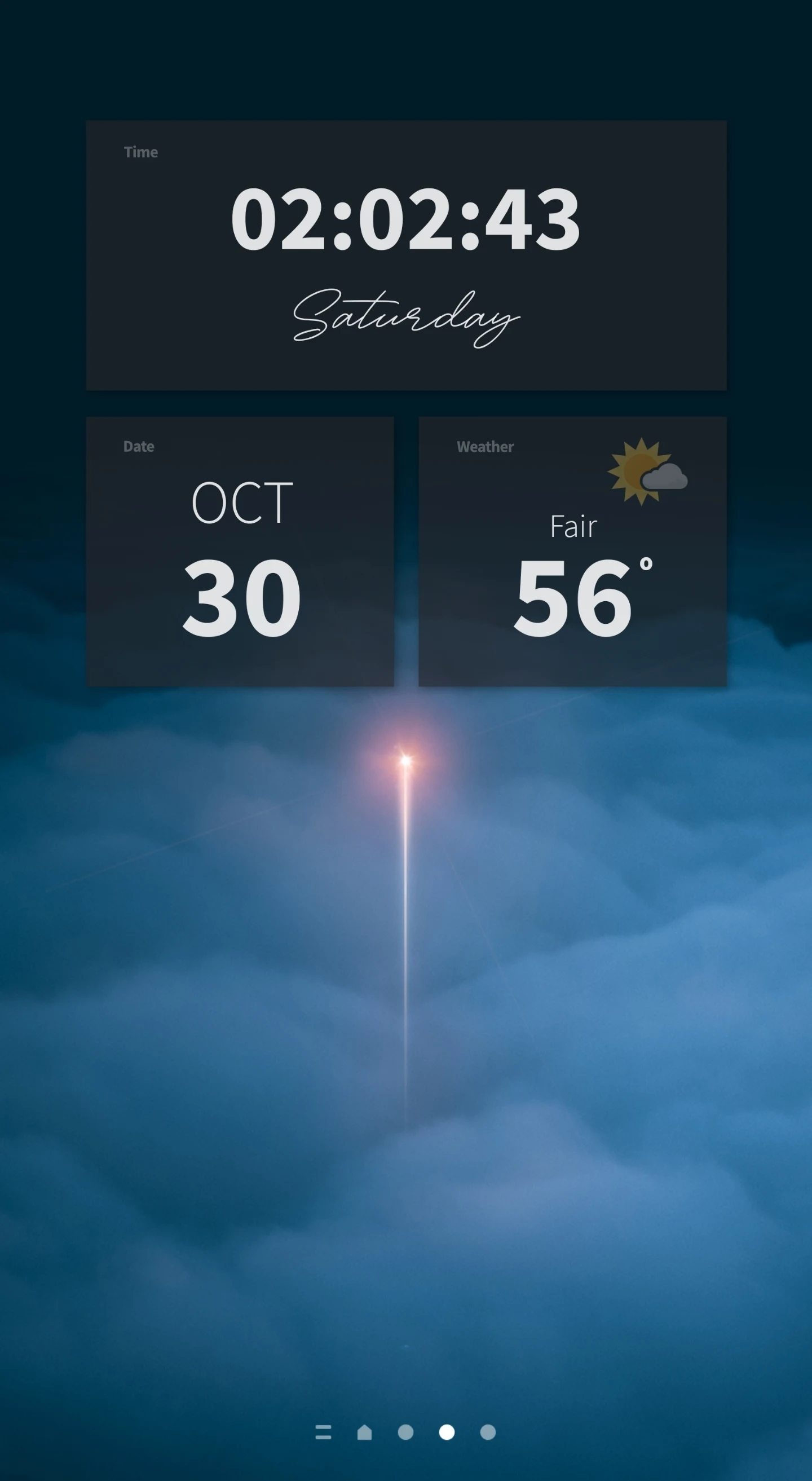 Digital Clock Widget · StandBy screenshot