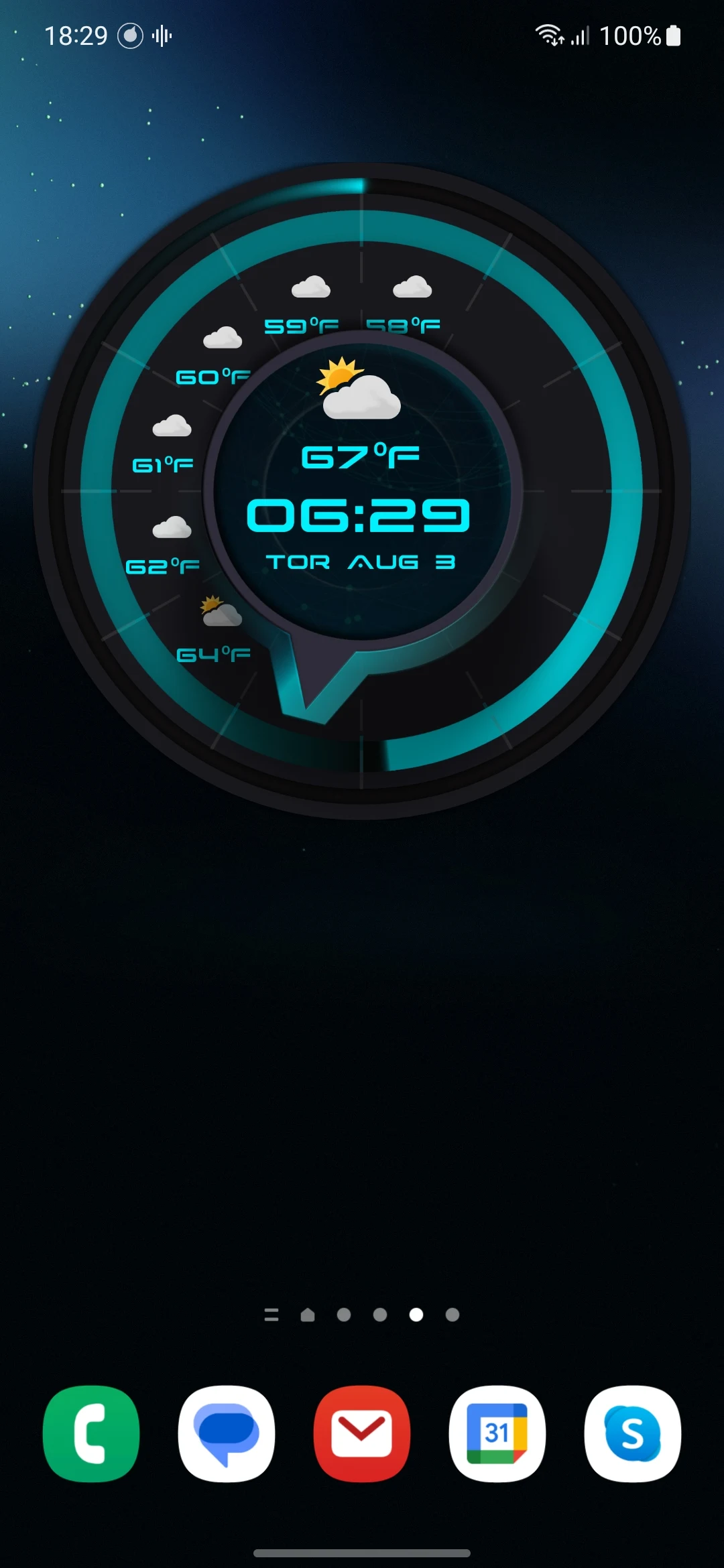 Digital Clock Widget · StandBy screenshot