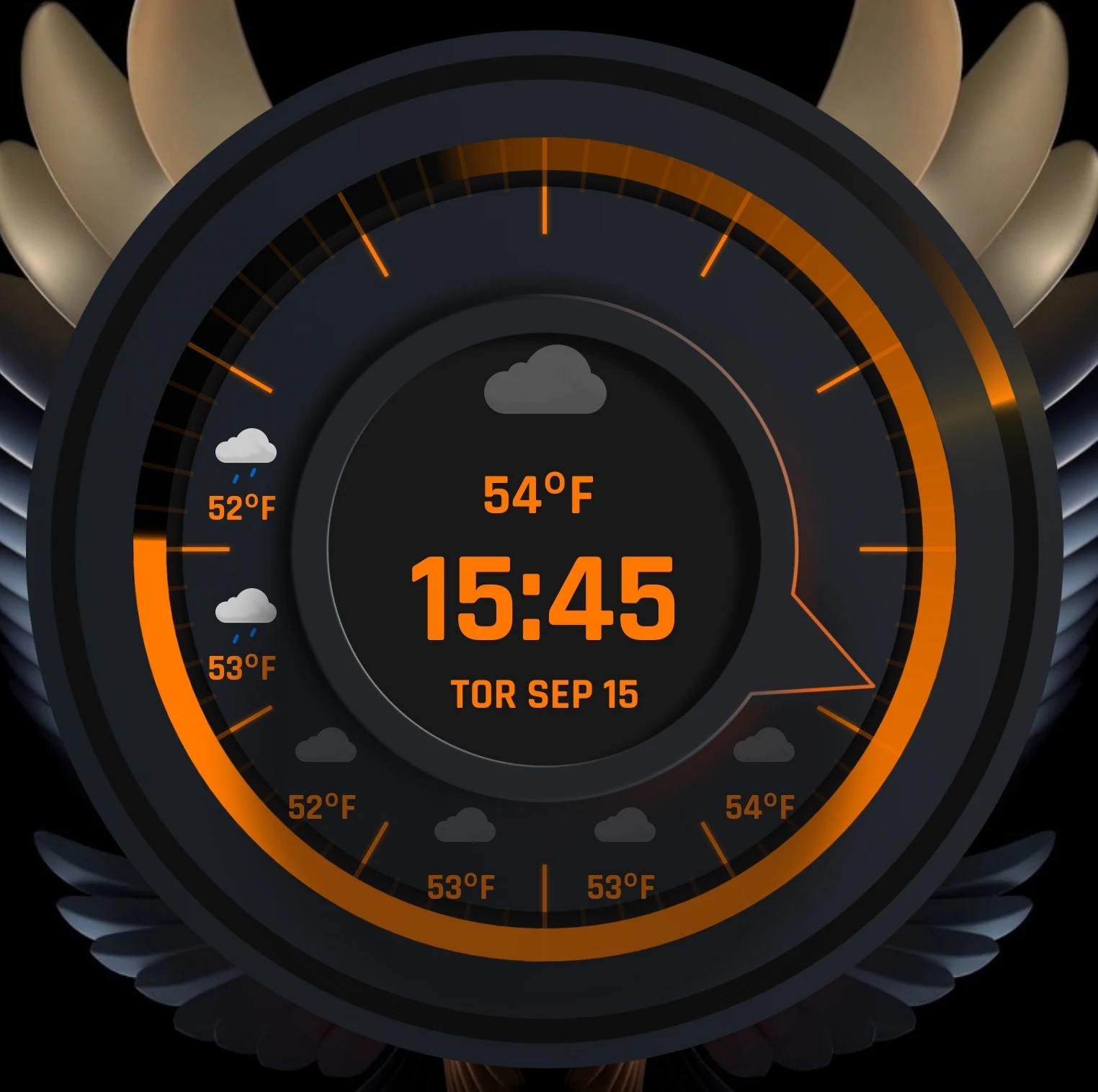 Digital Clock Widget · StandBy screenshot